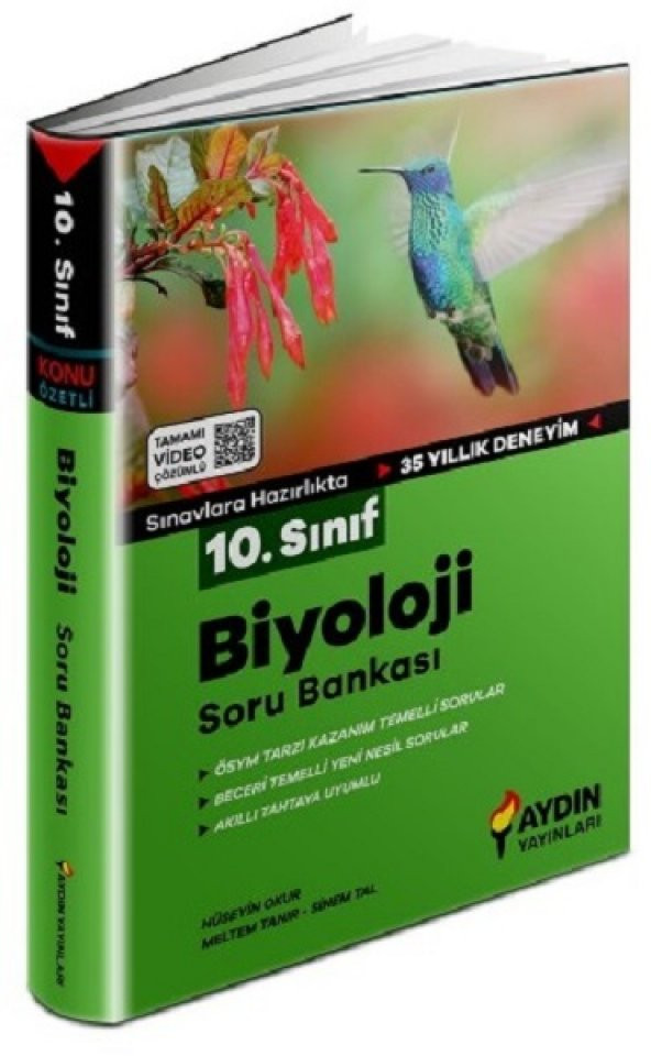 Aydın 10. Sınıf Biyoloji Soru Bankası 2023