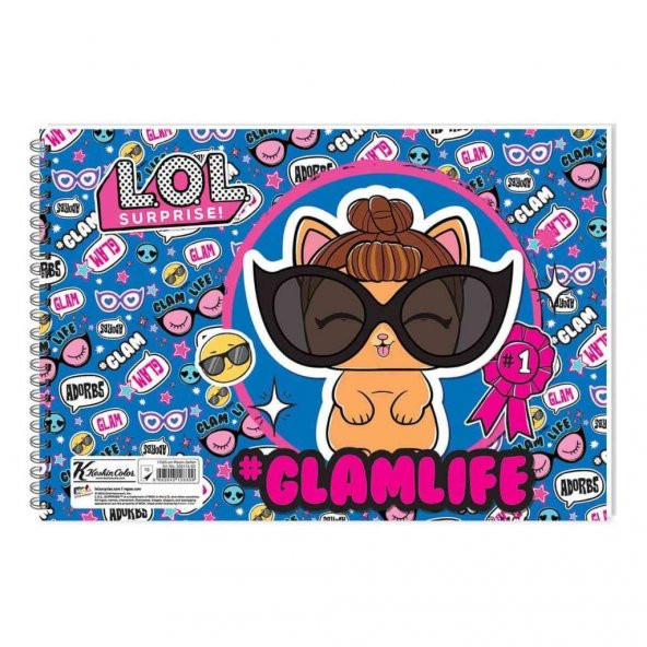 KESKIN RESIM DEFTERI LOL 17X25 15YP. 300115 - 3