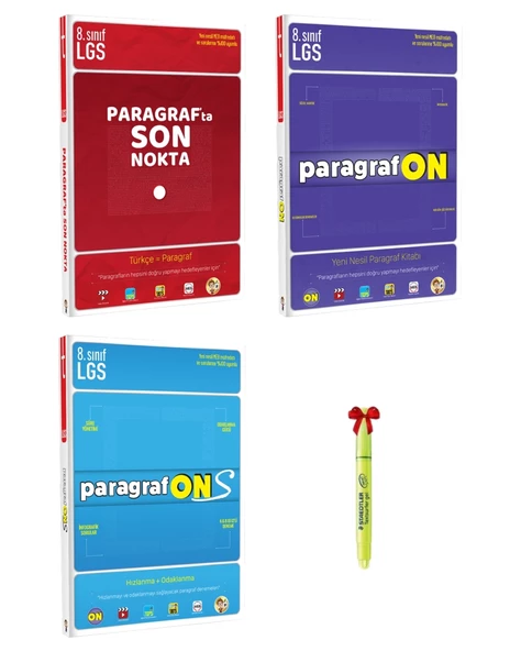 LGS 8.Sınıf Paragraf ta SON Nokta ParagrafON ve ParagrafONS