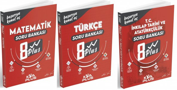 Kva 8. Sınıf Lgs Matematik + Türkçe + İnkılap Plus Soru Seti 3 Kitap 2023