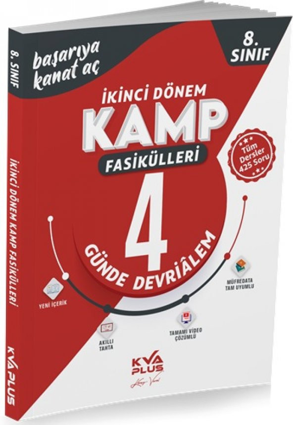 Kva 8. Sınıf Tüm Dersler İkinci Dönem Kamp Fasikülleri 2023