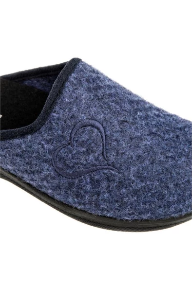 Muya Mochi 32922-030 Anatomik Taban Kadın Kışlık Terlik Lacivert 36-40 - 4