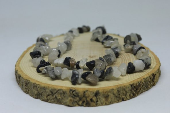 Delikli Rutil Kuvars Taşı İri Boy 50 adet ürün görseli 1