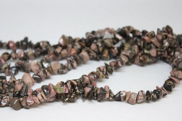 Delikli Rodonit Taşı İri Boy 50 adet - Resim 4