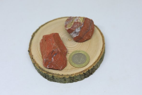 Jasper Taşı Kırmızı Ham Parça (48-58gram) ürün görseli