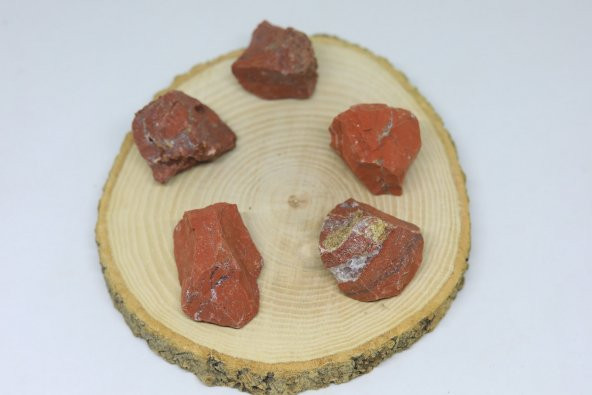 Jasper Taşı Kırmızı Ham Parça (48-58gram) - Resim 2