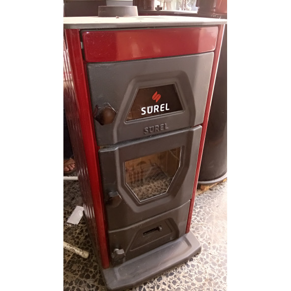 Sürel 5111 dört köşe kuzine şömine soba tuğlalı odun kömür sobası fırınlı - 2