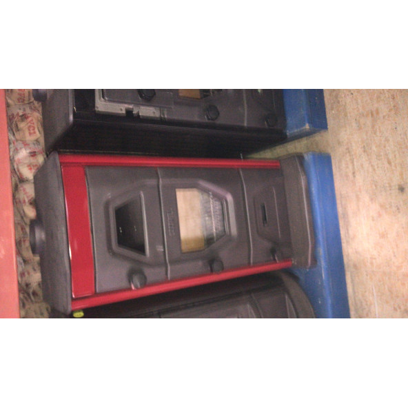 Sürel 5111 dört köşe kuzine şömine soba tuğlalı odun kömür sobası fırınlı - 4