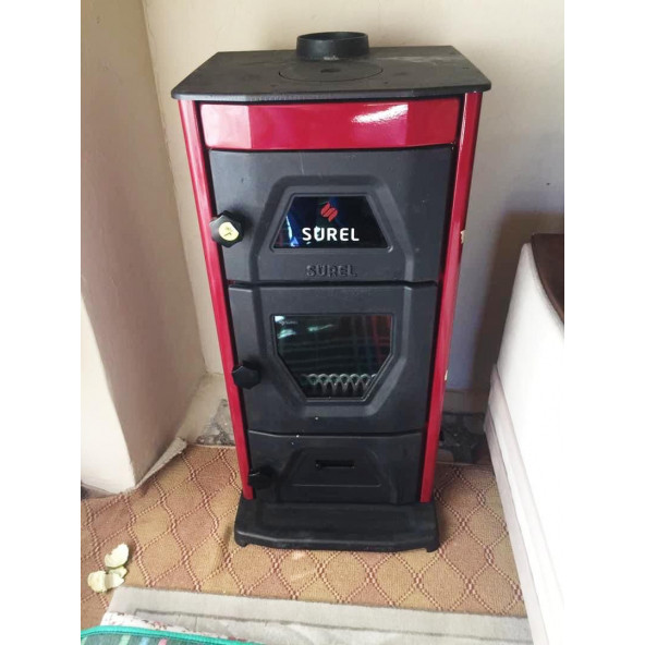 Sürel 5111 dört köşe kuzine şömine soba tuğlalı odun kömür sobası fırınlı - 5