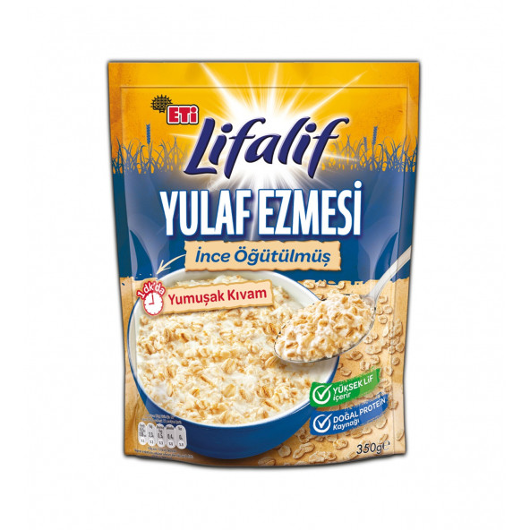 Lifalif İnce Öğütülmüş Yulaf Ezmesi 350 g.