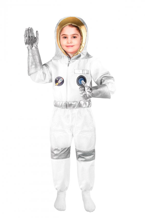 Kız Çocuk Astronot Kostümü
