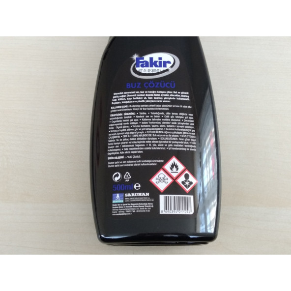Buz Çözücü Sprey (fakir) 500ml (1 ADET FİYATI) hızlı etkili (GERÇEK KALİTE) - 2