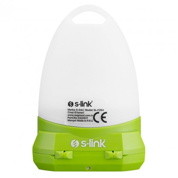 S-Link SL-F264 4 Smd+ 2rgb LED Pilli Işık Modlu Manyetik Tutuculu Dekoratif Fener - 5