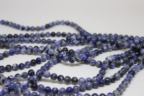 Sodalit Taşı Royal 8mm5 adet - Resim 4