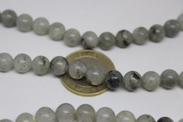 Labradorit Taşı Açık Renk 8mm4 adet - Resim 3