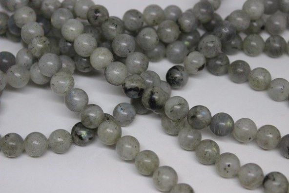 Labradorit Taşı Açık Renk 8mm4 adet - Resim 4