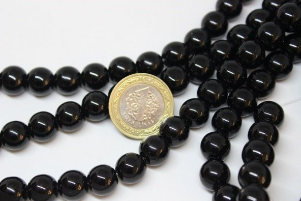 Onix (Oniks) Taşı Parlak 12mm/4 adet ürün görseli 1