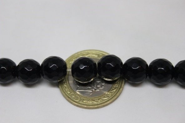 Onix (Oniks) Taşı Faset Kesim Dizi 10mm - Resim 3