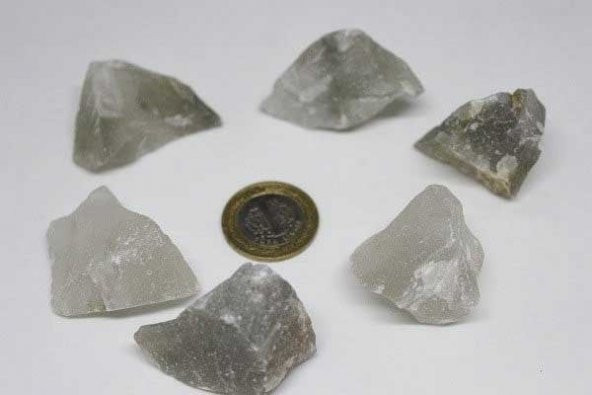 Gri Aragonit Taşı Ham Parçalar (20-30gr) ürün görseli 1