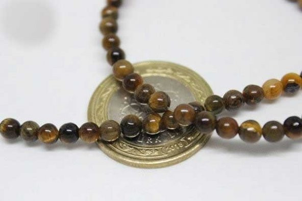 Kaplan Gözü Taşı Dizi 4mm - Resim 3