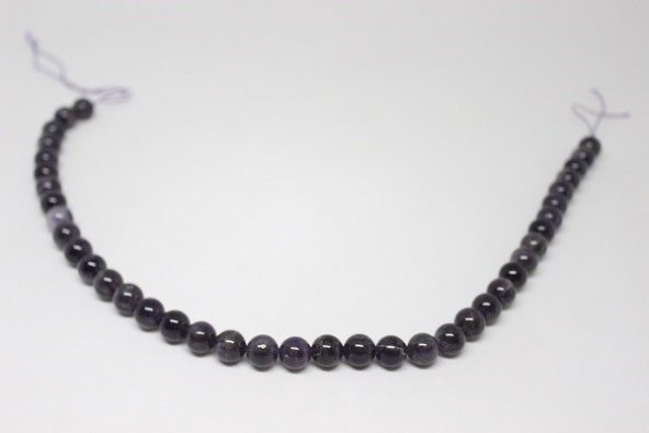 Ametist Taşı Koyu Renk 10mm/2 adet - Resim 6