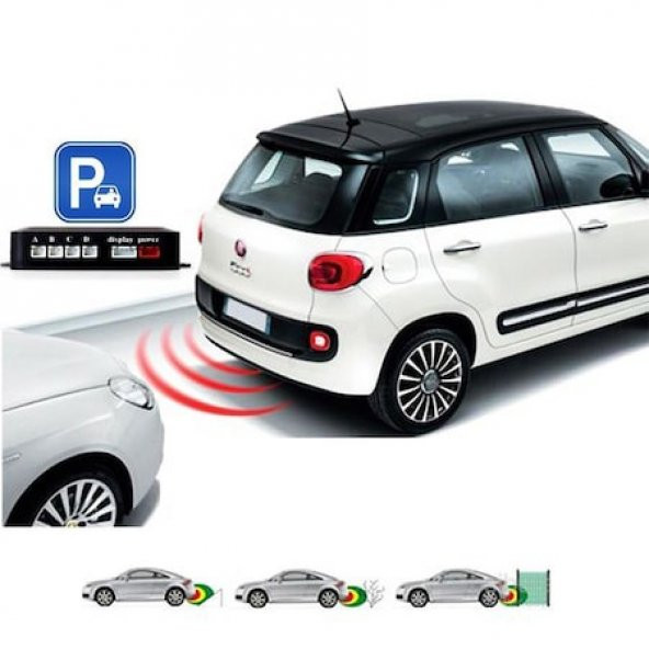 GPR AUTO PARTS  SES İKAZLI PARK SENSÖRÜ (SESLİ) BEYAZ SENSÖR - 5