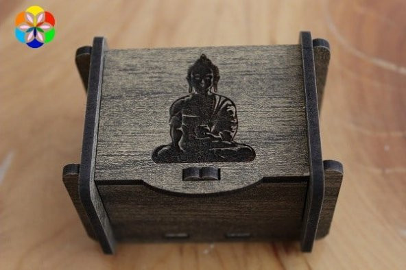 Değerli Taş - Pandül & Takı Saklama Kutusu Küçük Boy Budist