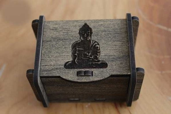 Değerli Taş - Pandül & Takı Saklama Kutusu Küçük Boy Budist - 2