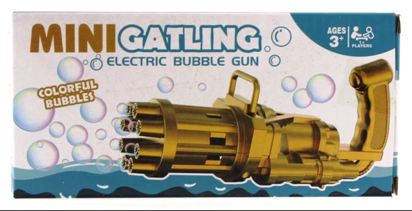 Pilli Siyah Köpük Balon Tabancası - 4