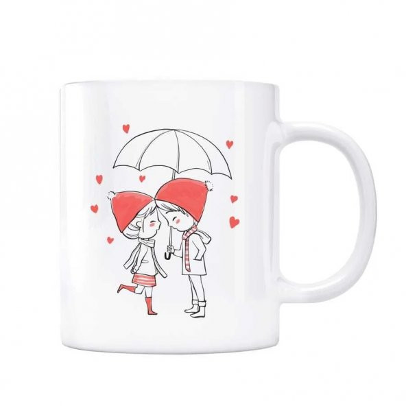 Yağmurda Aşk Kupa Bardak