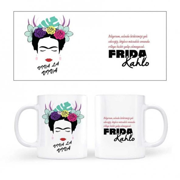 Frida Kahlo Kupa Bardak - Biliyorum Aslında