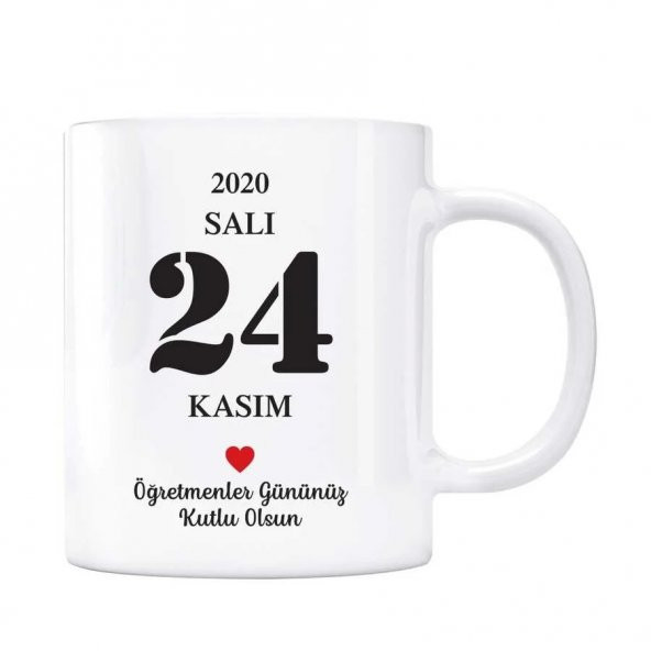 24 Kasım Öğretmenler Günü Maarif Takvimli Kupa Bardak