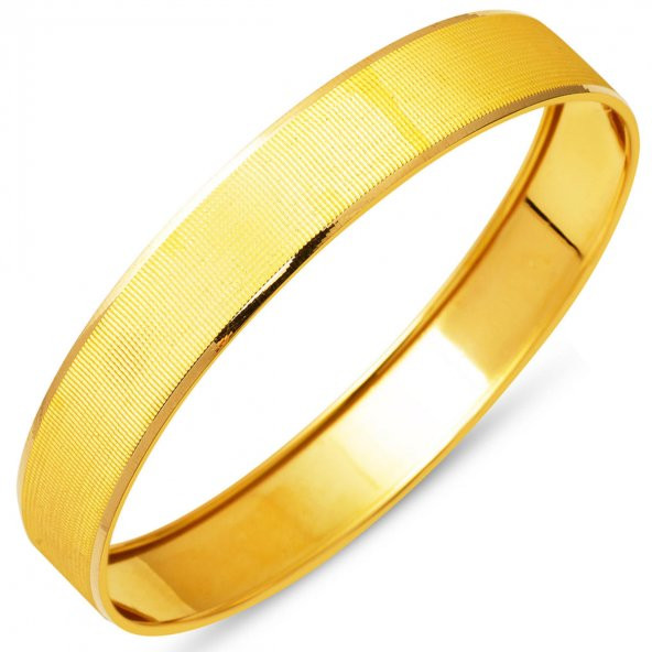 Hasır 22 Ayar Altın Düz Bilezik 13 gr. ürün görseli 1