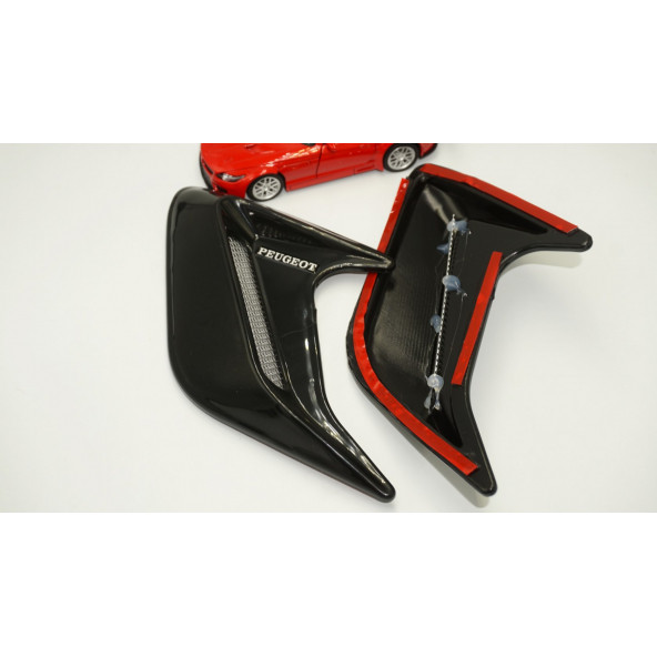 Peugeot Çamurluk Yanı Köpekbalığı Solungaçları Air Flow Hava Akış - 6