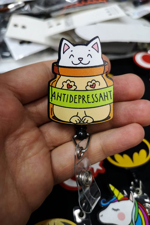 Antidepresan Kedi Yoyo Yaka Kartığı Yoyo Kartlık - YOY0097