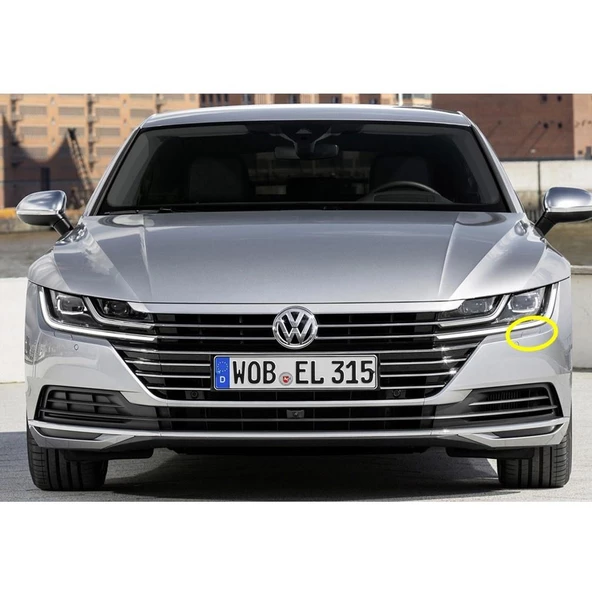 VW Arteon 2017-2023 Sol Ön Far Yıkama Kapağı 3G8955109