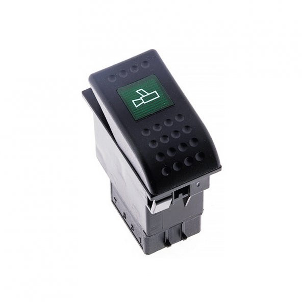 Universal Kamera Düğmesi Anahtarı 2 Pin Rocker Switch Buton - Ampullü 24V