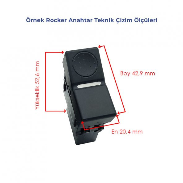 Ford Cargo Kamyon Tır Y.M Dingil Kaldırma Düğmesi Anahtarı Sağ - 6C464K291BB - 2
