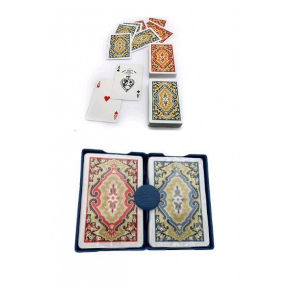 Angora Kem İskambil Oyun Kağıdı Uno Oyunu Anlat Bakalım Kart Oyunları Birarada 3 Lü Set - 4