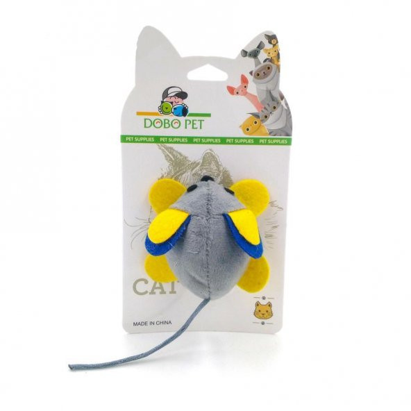 Dobo Pet Titreşimli Fare Kedi Oyuncağı Büyük Kulak