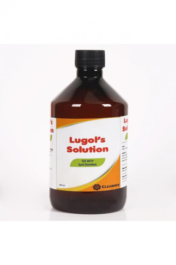 ClearMed Lugol Çözeltisi 5lik 500 ml
