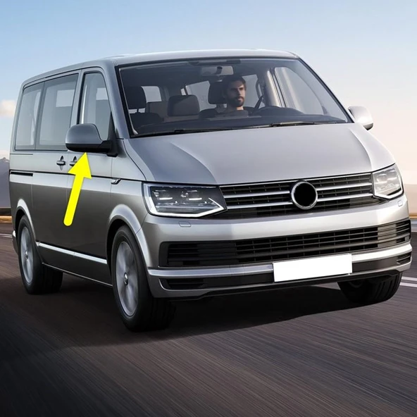 VW Caravelle 2015-2019 Sağ Yan Dış Ayna Alt Kapağı Siyah 7E1857604B