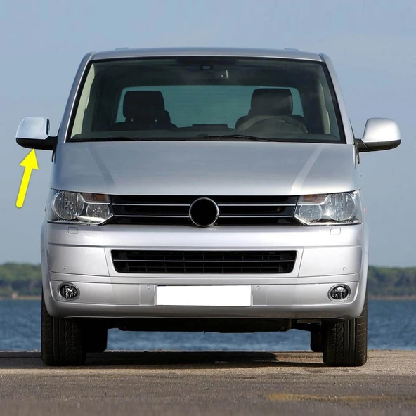 VW Caravelle 2010-2015 Sağ Yan Dış Ayna Alt Kapağı Siyah 7E1857604B ürün görseli