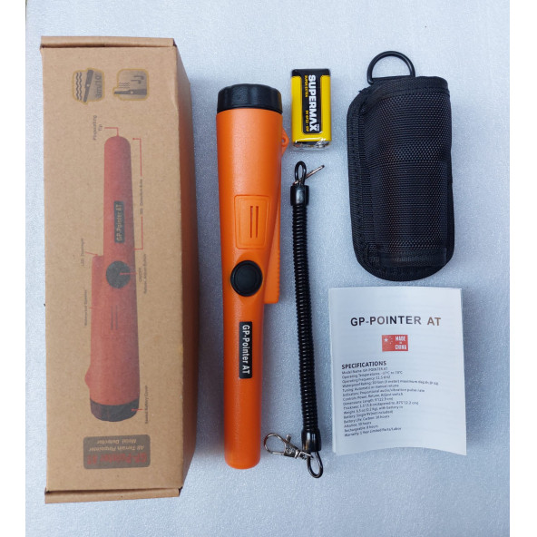 Gp-Pointer AT Metal Dedektörü 3 METRE SU GEÇİRMEZ ve 8 – 10 cm ALGILIYOR - 4