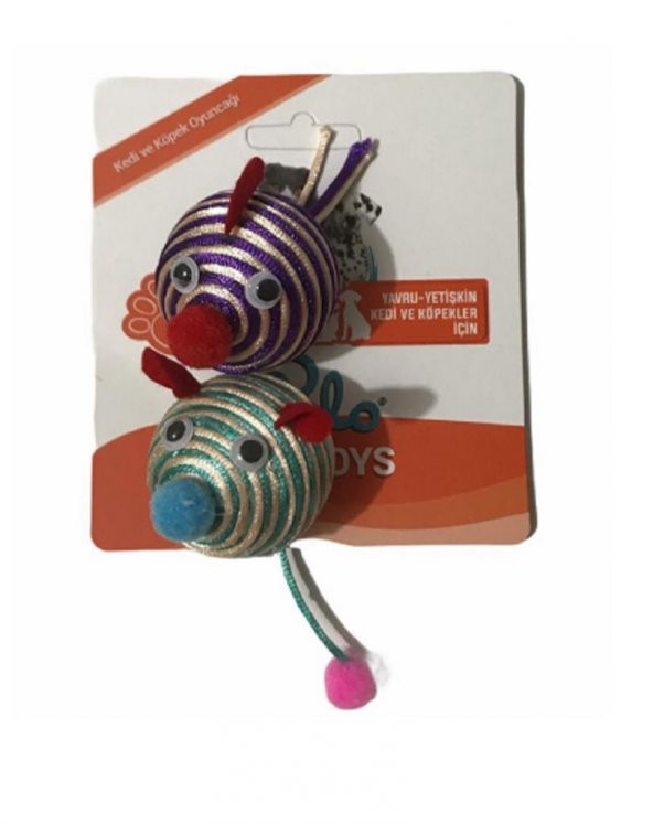 Polo Kedi Balık-Fare 2 li oyuncak