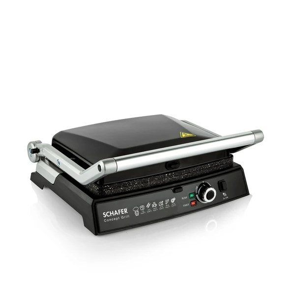 Schafer Concept Grill Tost Makinesi-Siyah - 6