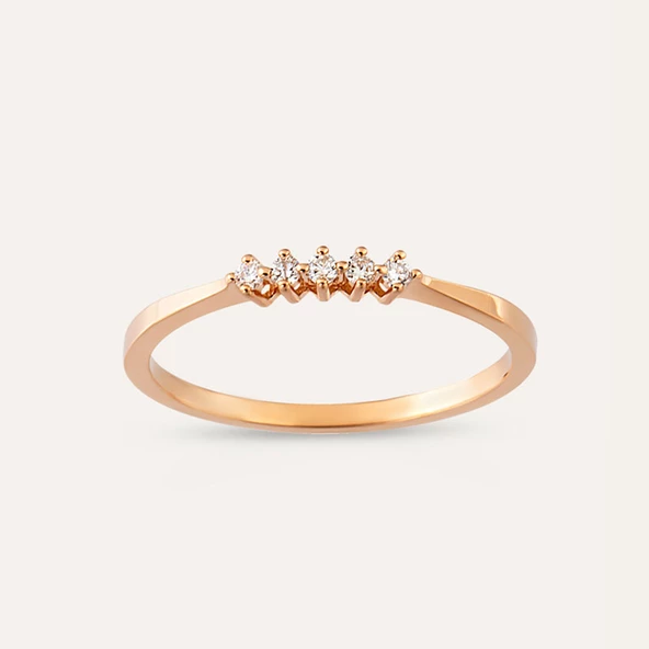 Pırlanta Sırataşlı Spor Yüzük - Resim 4