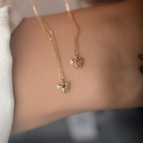14k Altın Koala Figürlü Kolye