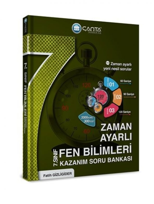 Çanta Yayınları 7.Sınıf Fen Bilimleri Zaman Ayarlı Kazanım Soru Bankası