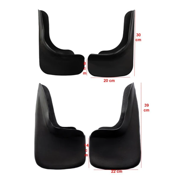 Dacia Duster 2017 Model Sonrası 4lü Paçalık Çamurluk Tozluk DAC0BX012 - 3